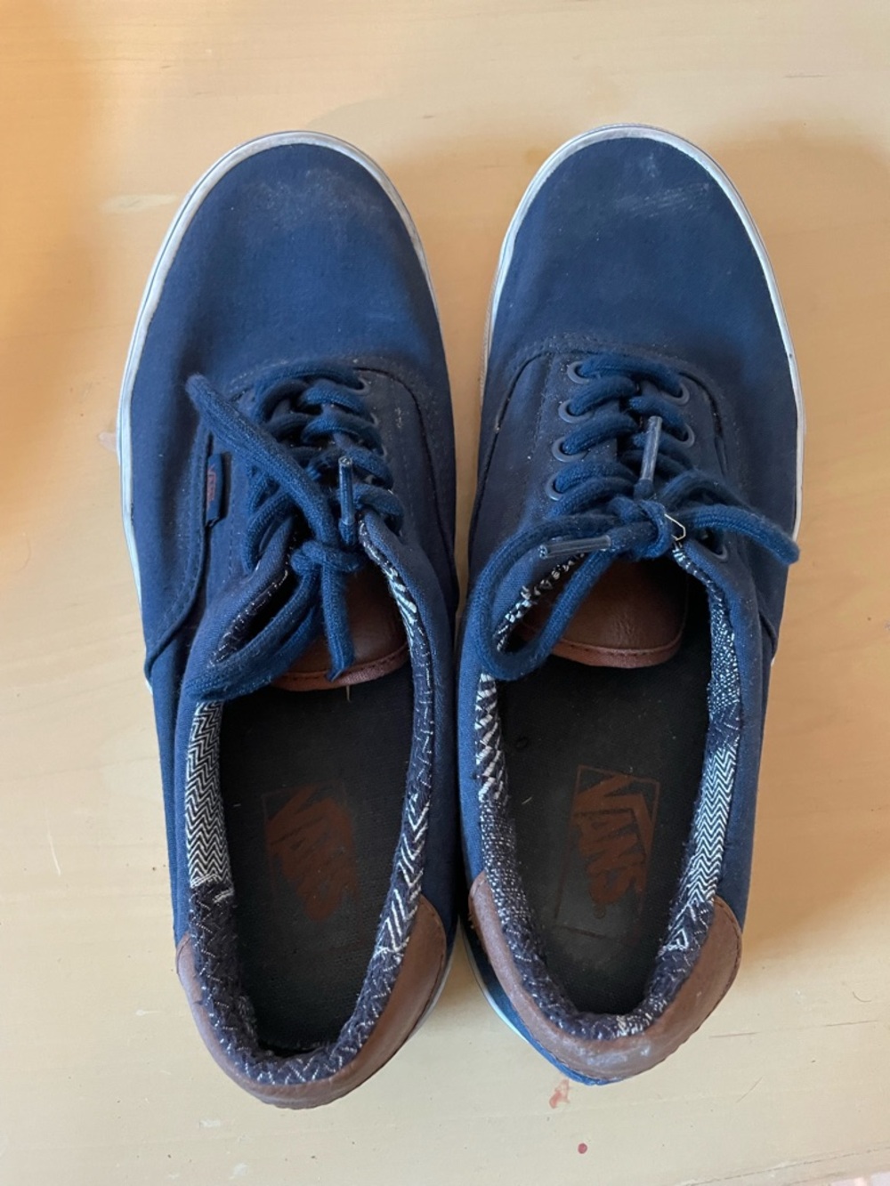 Men's Vans Navy Canvas Casual Sneakers
